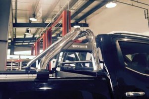 Roll Bar doble barra cromado